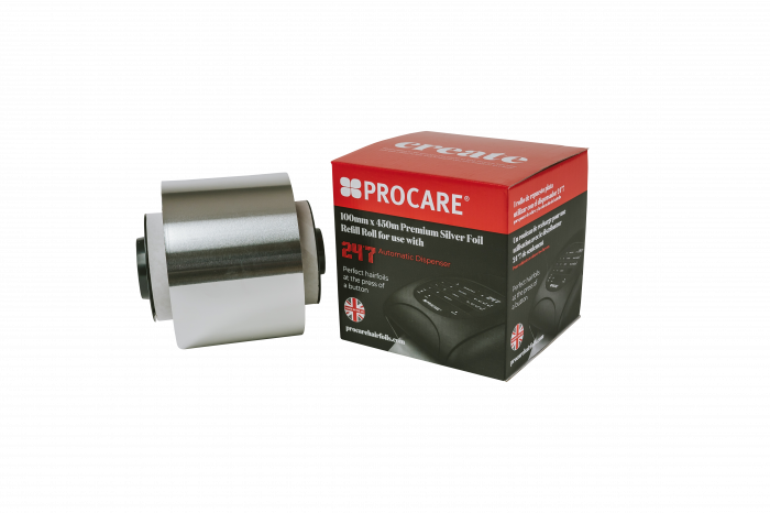 FOLIE ALUMINIU ROLA 100MM x 450M PENTRU DISPENSER 24*7