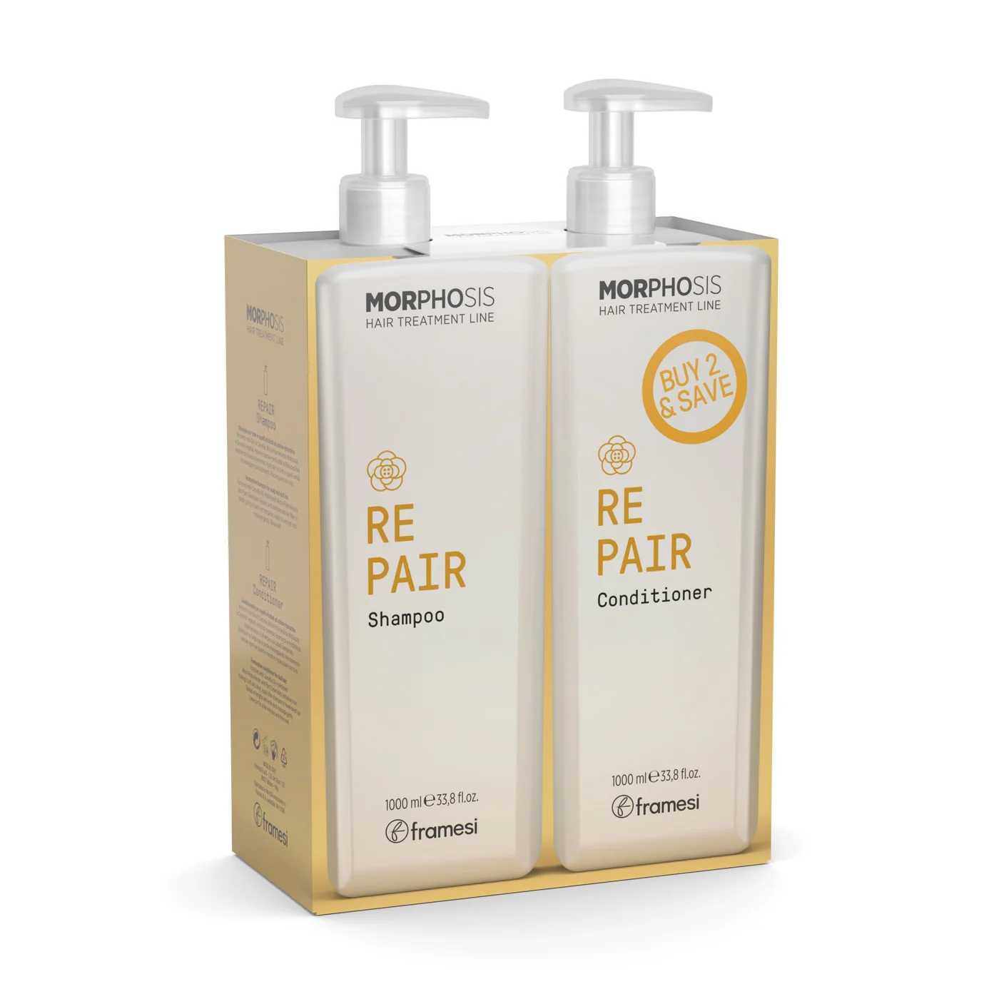 SET SAMPON SI BALSAM PAR DETERIORAT 1000ML
