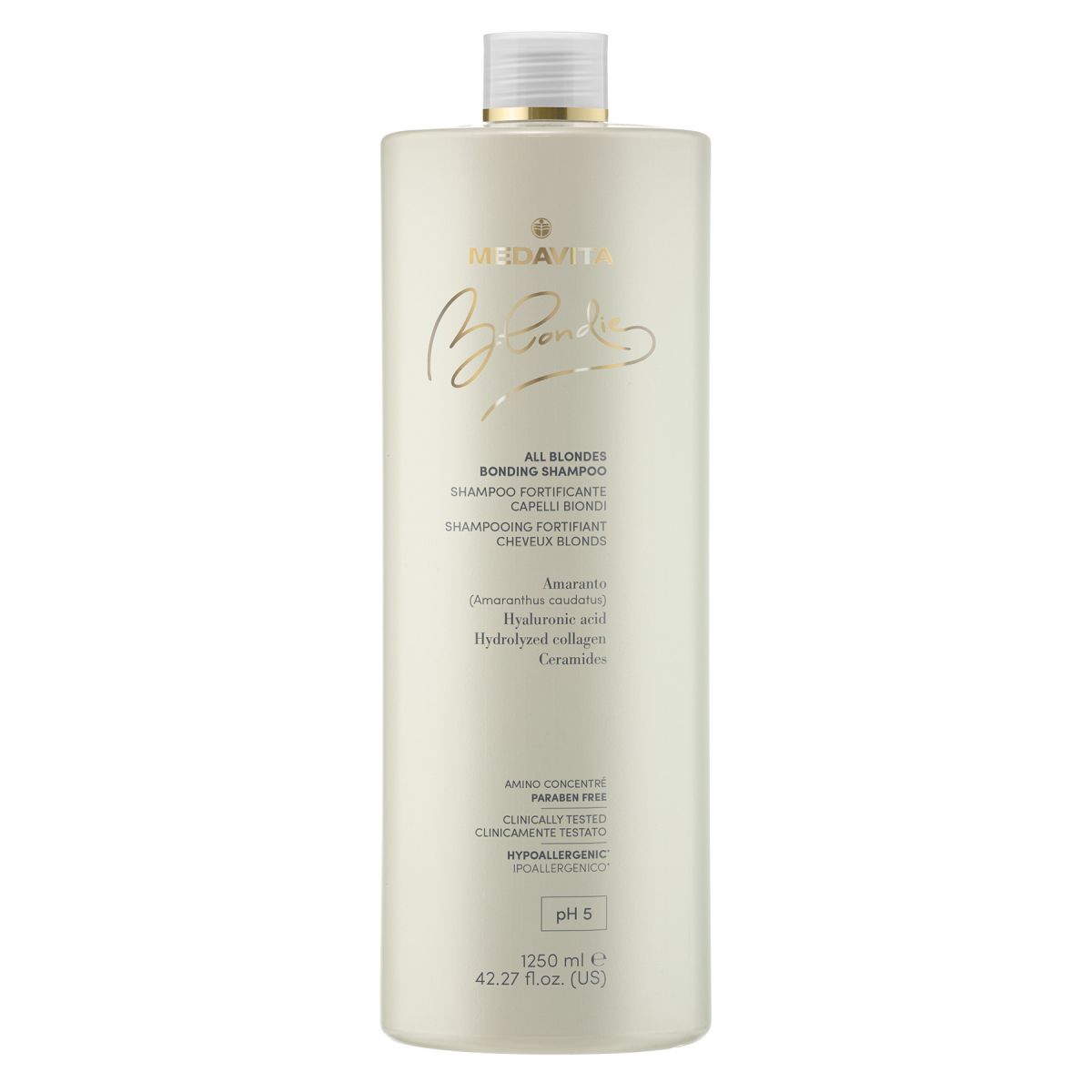 SAMPON FORTIFIANT TOATE TIPURILE DE BLOND TRATAT SAU COLORAT 